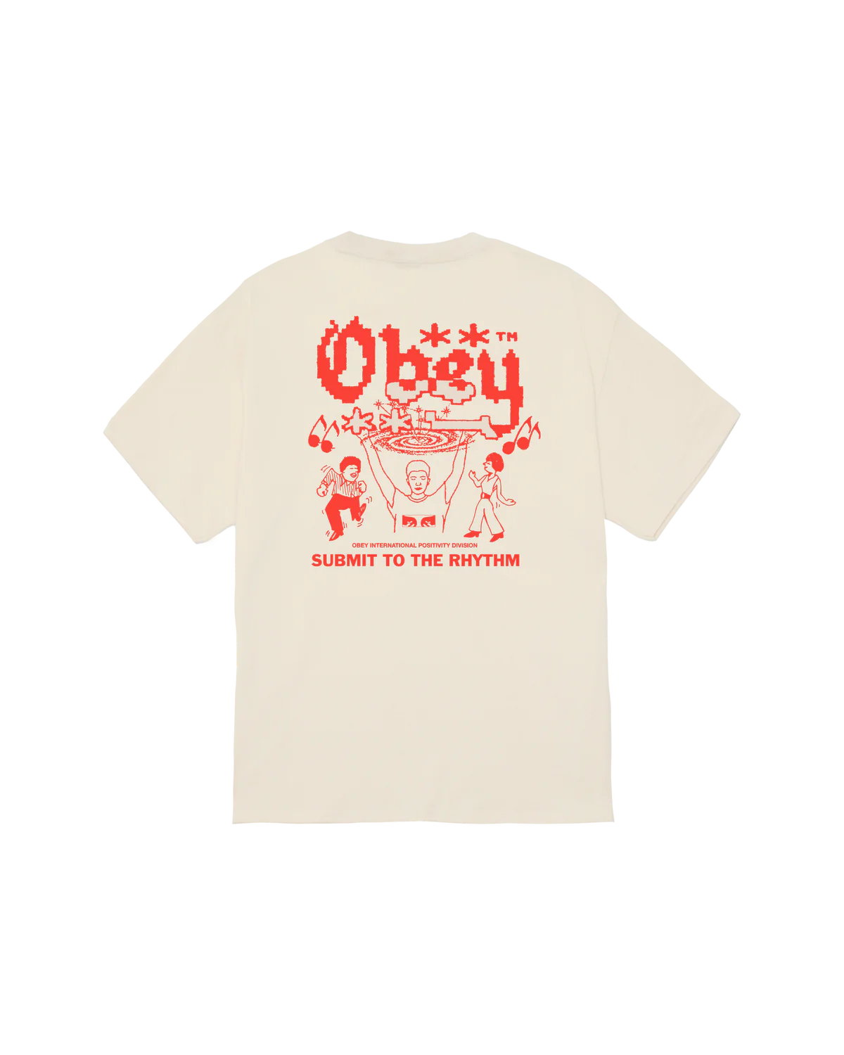 OBEY SUBMIT TO THE RHYTHM CLASSIC T-SHIRT