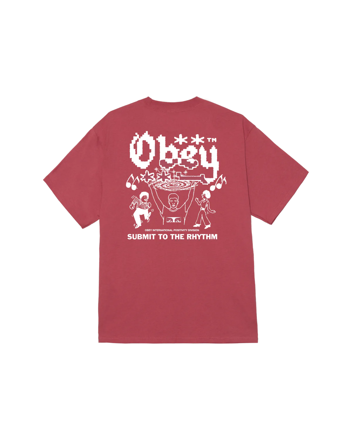 OBEY SUBMIT TO THE RHYTHM CLASSIC T-SHIRT