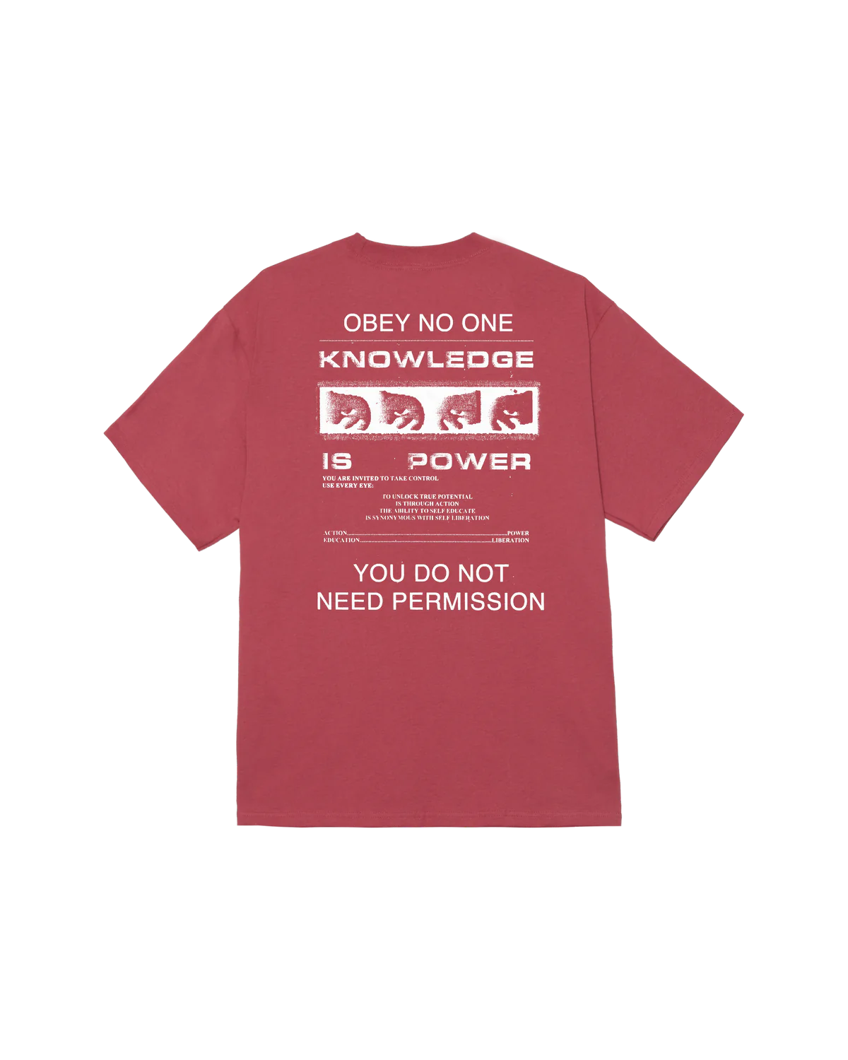 OBEY PERMISSION CLASSIC T-SHIRT