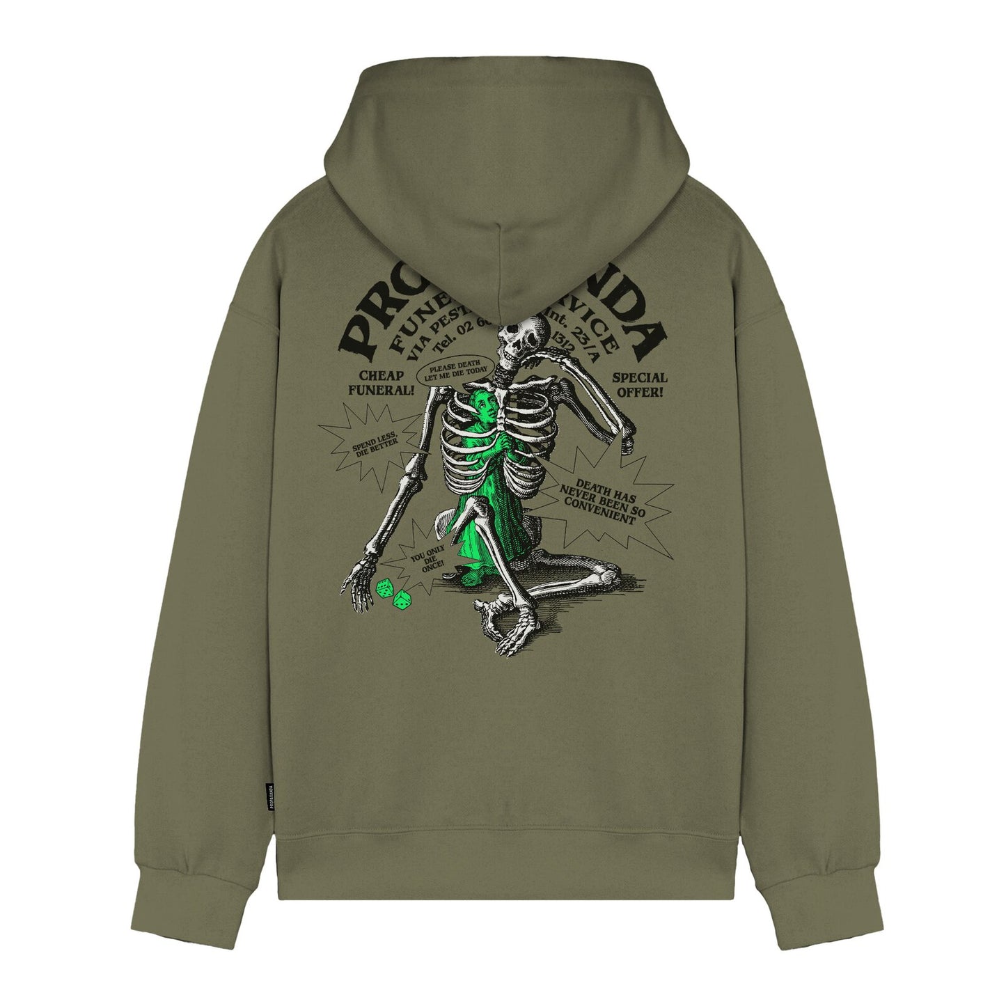 PROPAGANDA FUNERAL HOODIE LAGOON