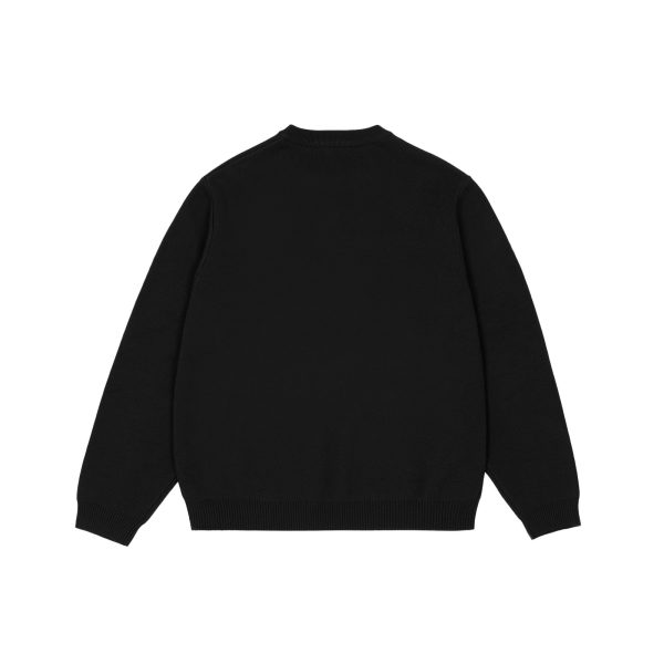PROPAGANDA KNITWEAR LOGO ATOM BLACK