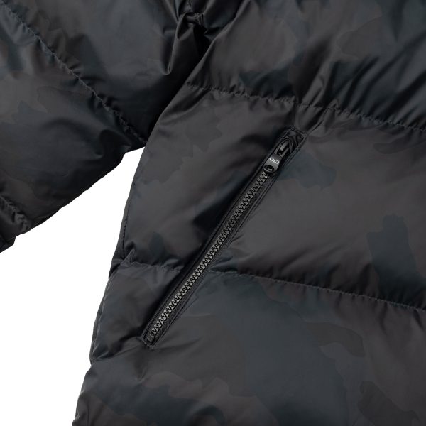 PROPAGANDA LOGO ATOM PUFFER JACKET GREY