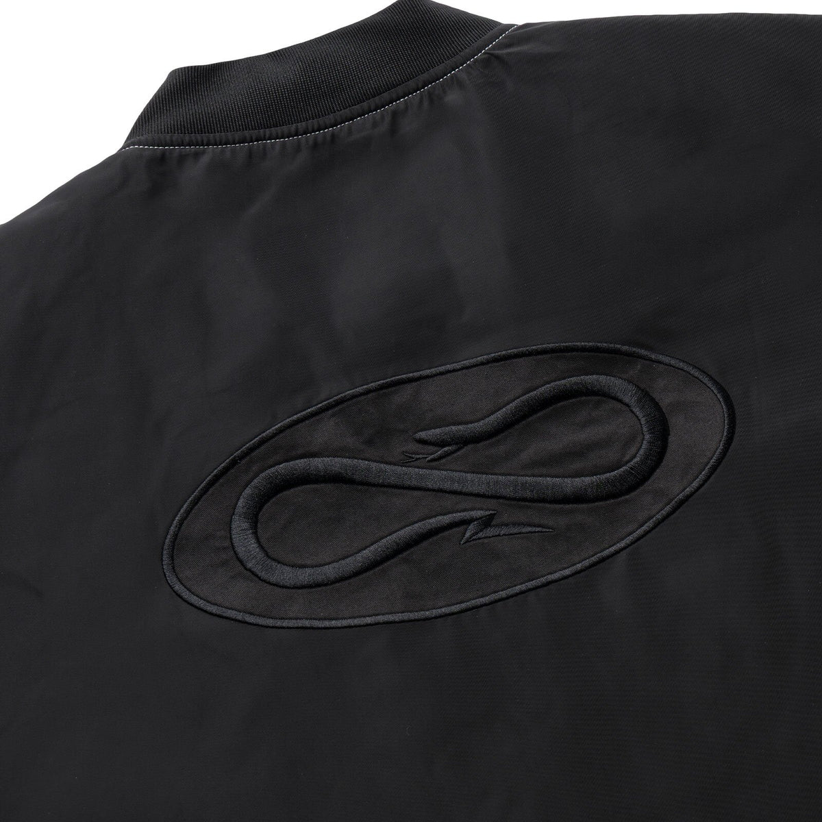 PROPAGANDA LOGO ATOM BOMBER JACKET BLACK