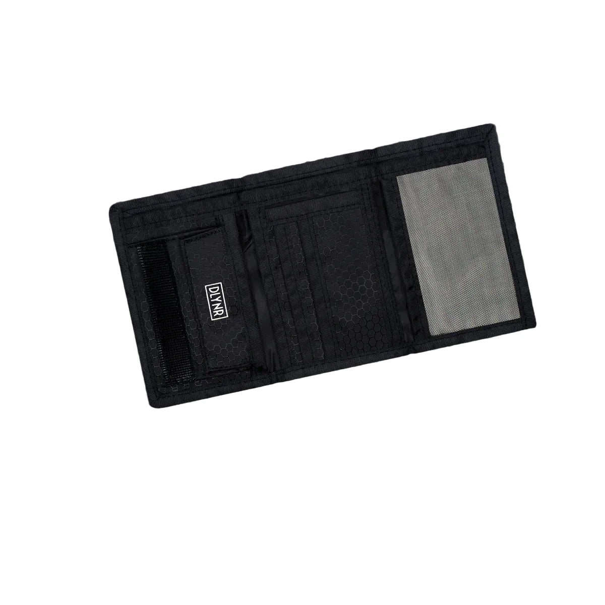 DOLLY NOIRE REFLECTIVE WALLET BLACK
