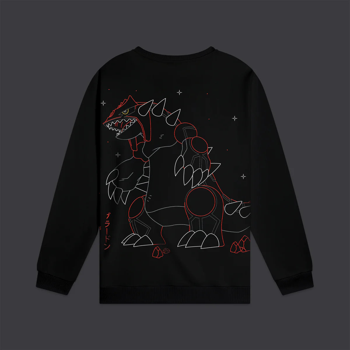 DOLLY NOIRE POKEMON GROUDON CREWNECK