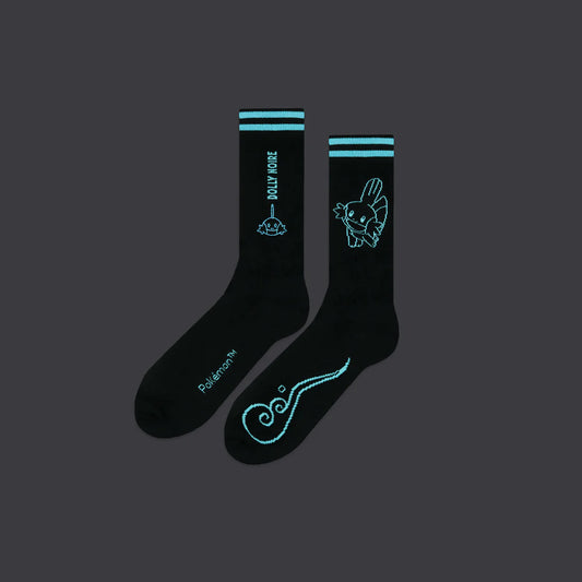 DOLLY NOIRE POKEMON MUDKIP SOCKS