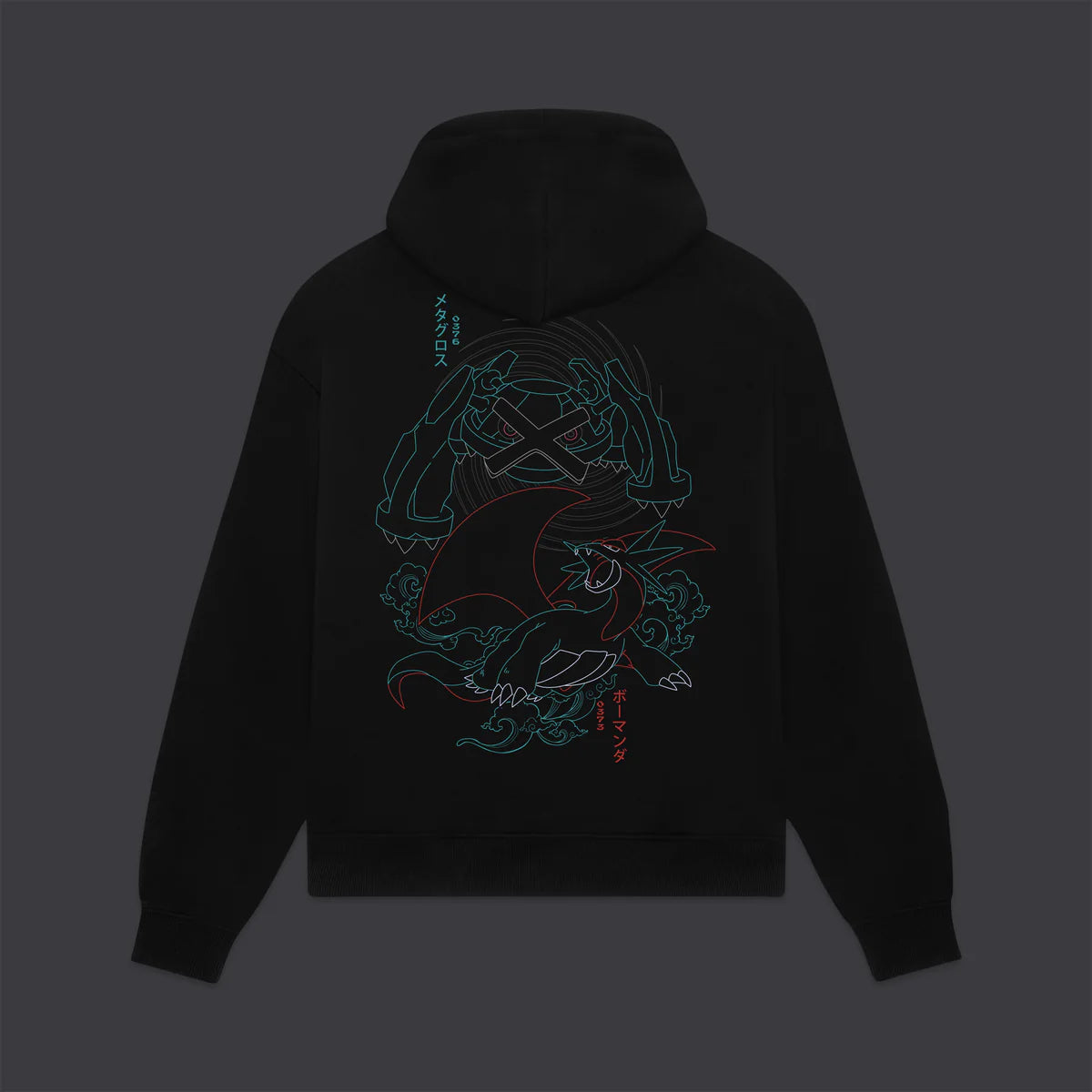 DOLLY NOIRE POKEMON SALAMENCE & METAGROSS HOODIE