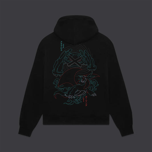 DOLLY NOIRE POKEMON SALAMENCE & METAGROSS HOODIE
