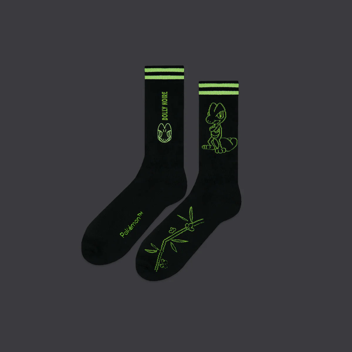 DOLLY NOIRE POKEMON TREECKO SOCKS