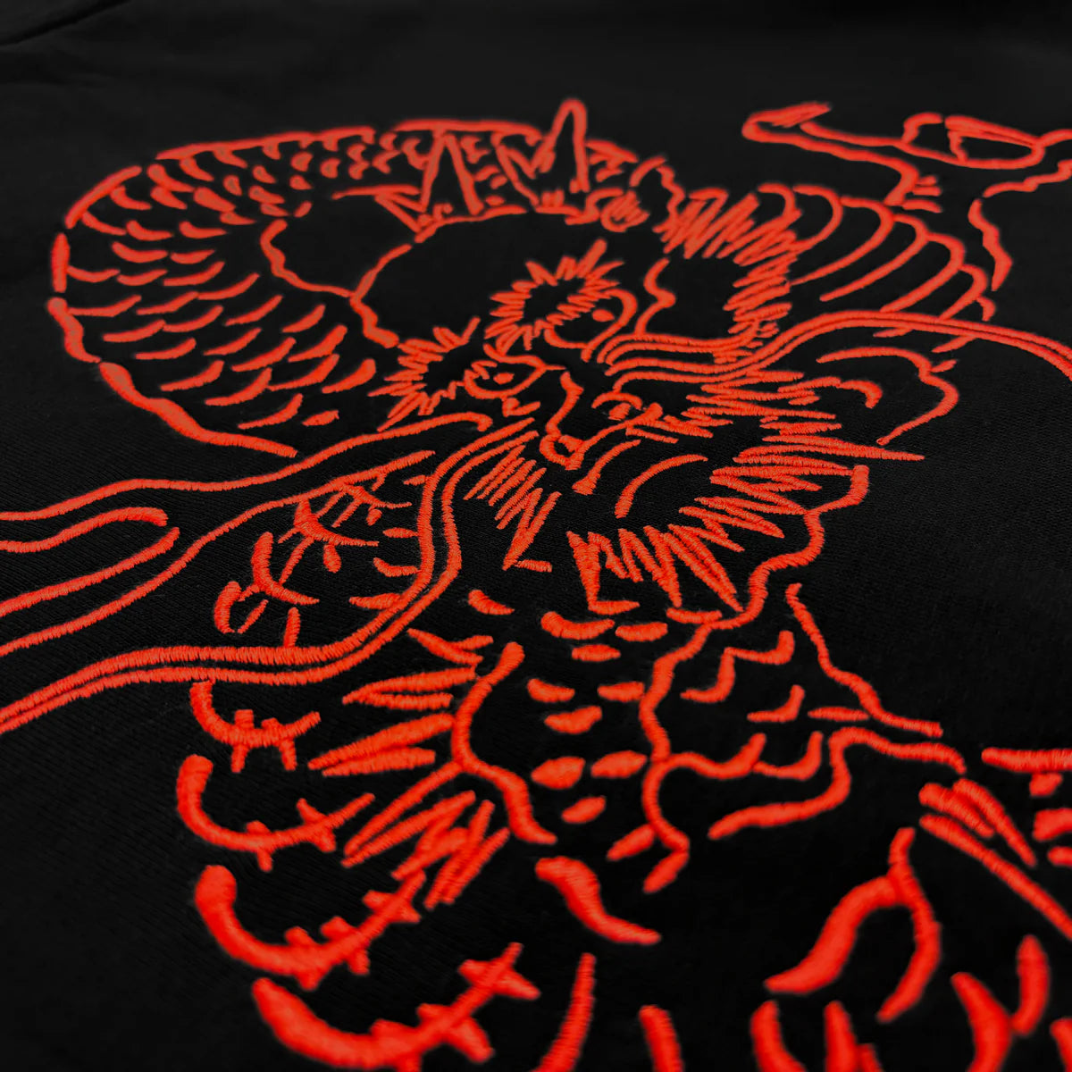 DOLLY NOIRE TATSU HOODIE BLACK