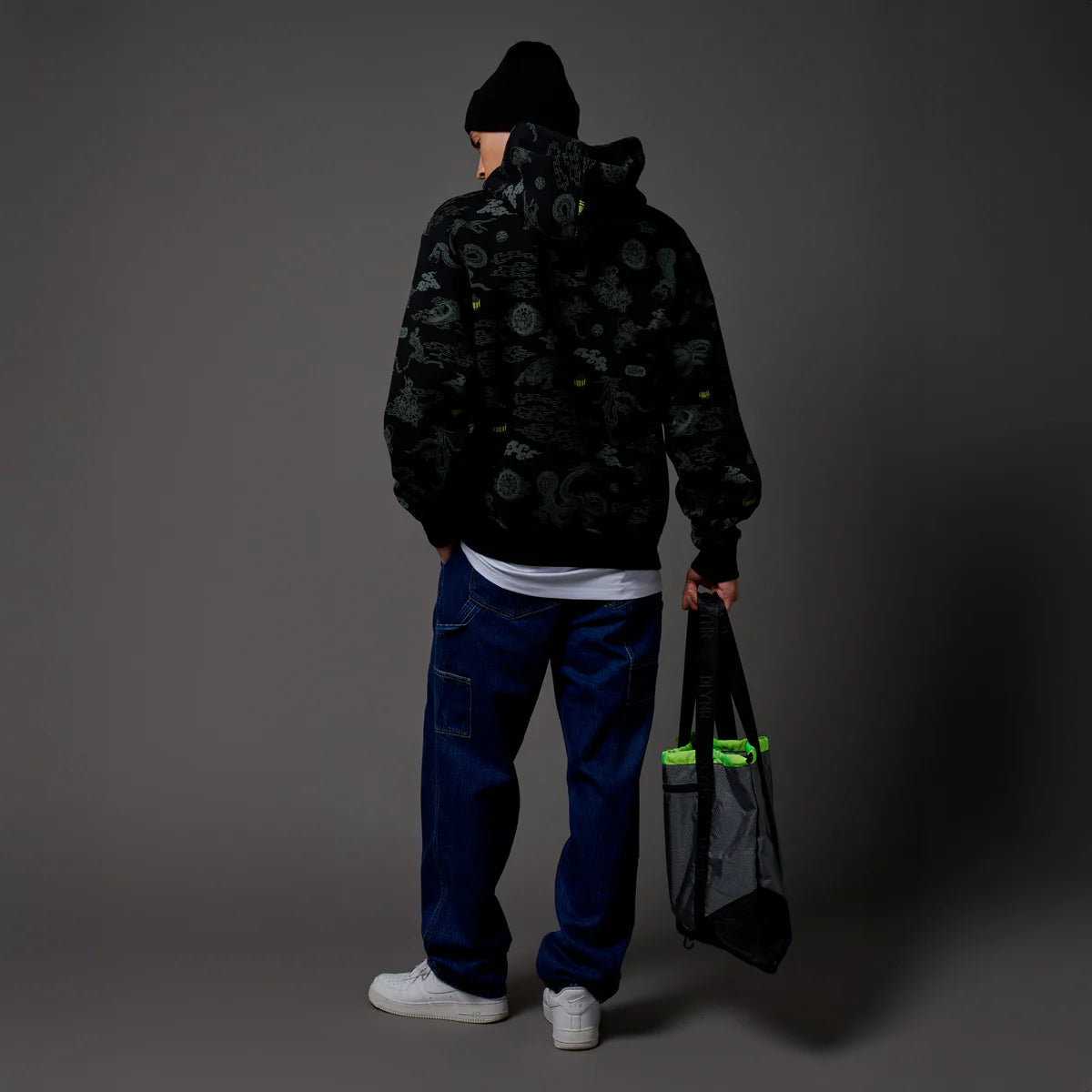 DOLLY NOIRE YOKAI PATTERN HOODIE