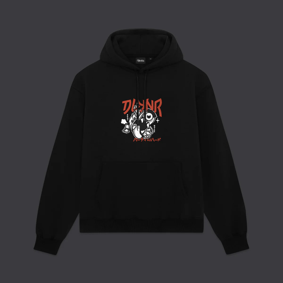 DOLLY NOIRE YOKAI SNAPBACK HOODIE BLACK
