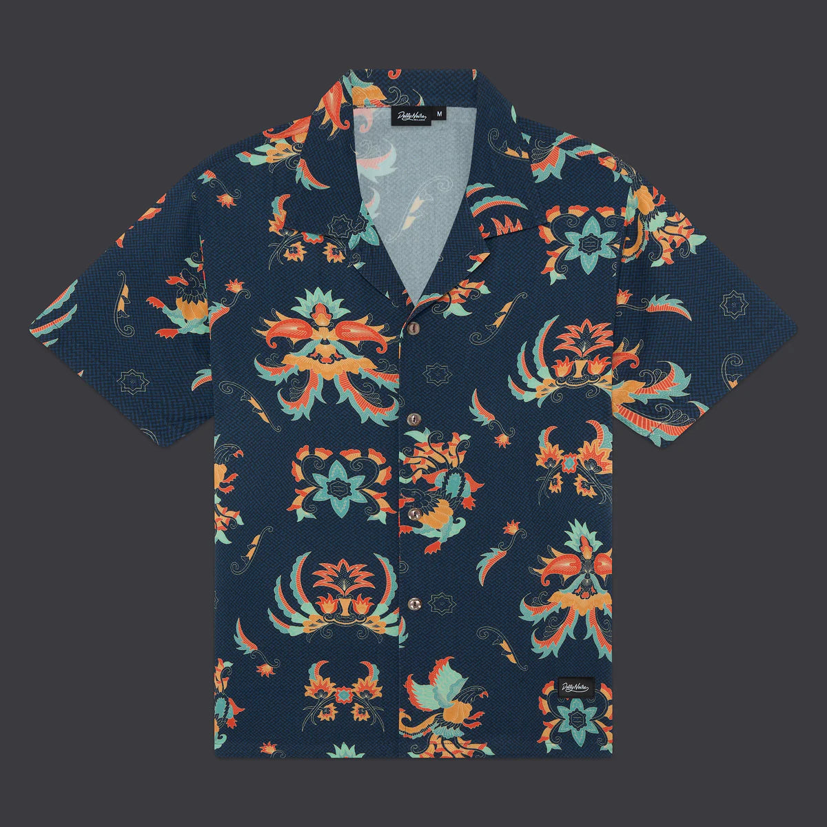 DOLLYNOIRE TRADITIONAL BATIK BOWLING SHIRT