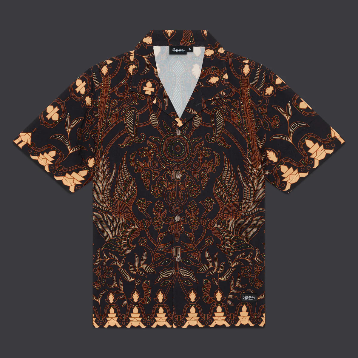 DOLLYNOIRE NOMADIO BATIK BOWLING SHIRT