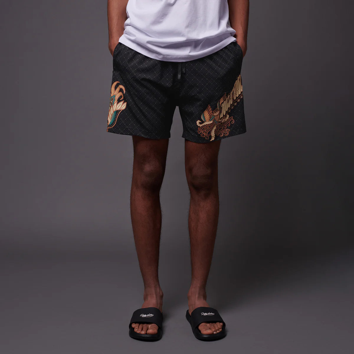 DOLLYNOIRE HARMONY BATIK SWIMSHORTS