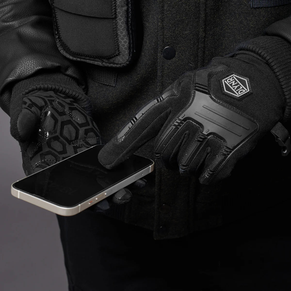 DOLLY NOIRE TACTICAL TOUCH GLOVES BLACK