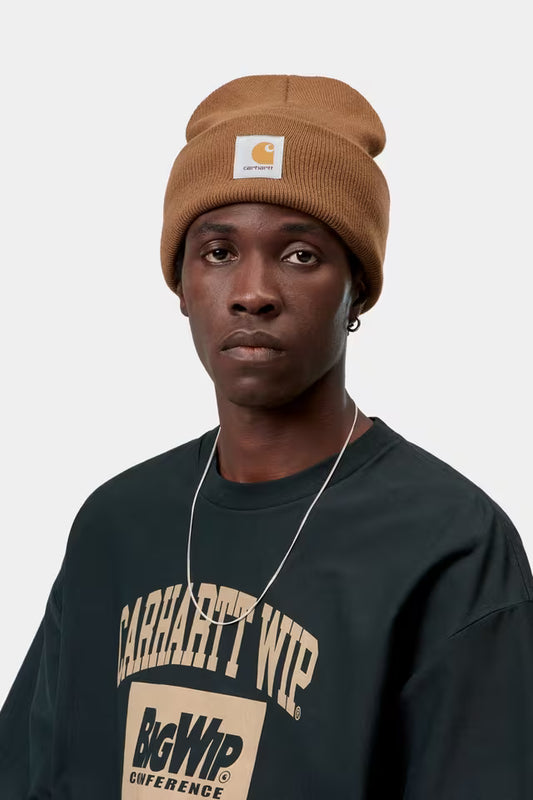 CARHARTT WIP ACRYLIC WATCH HAT HAMILTON BROWN