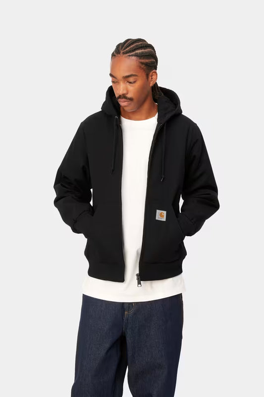 CARHARTT WIP ACTIVE JACKET BLACK RINSED