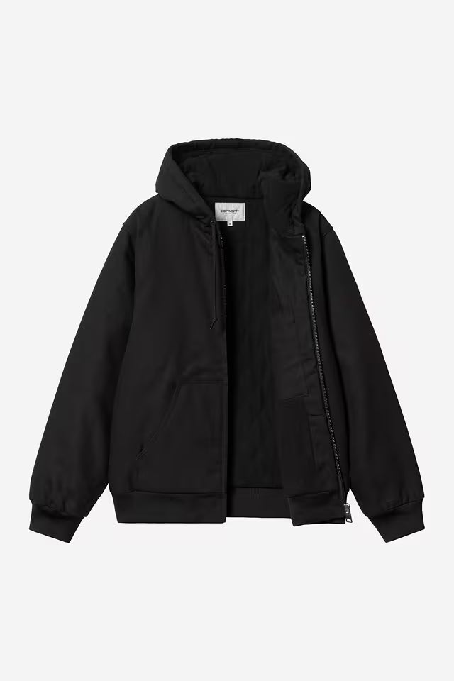 CARHARTT WIP ACTIVE JACKET BLACK RINSED