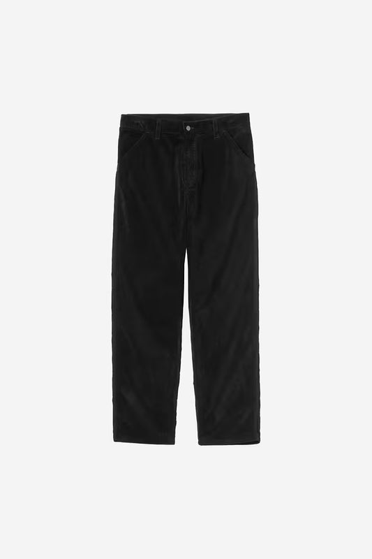 CARHARTT WIP SIMPLE PANT VELLUTO BLACK