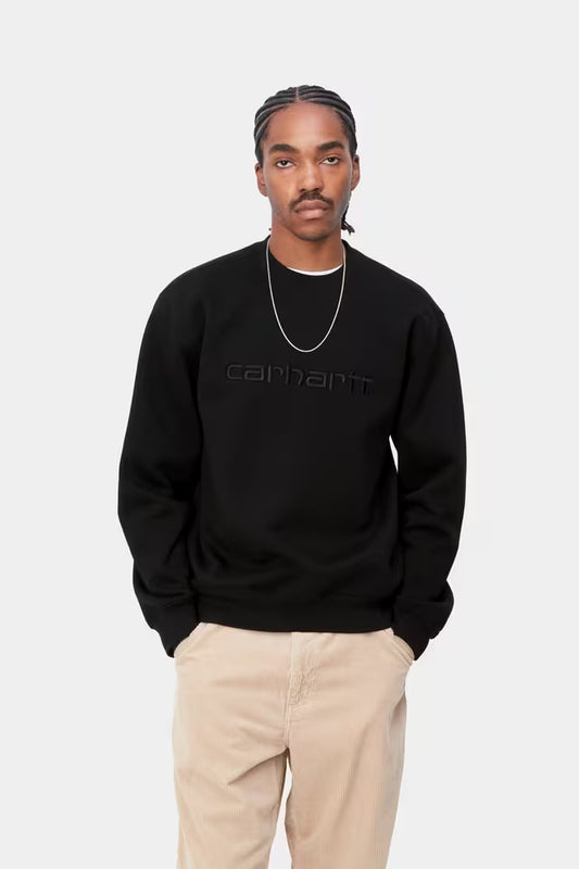 CARHARTT WIP CARHARTT SWEAT BLACK/BLACK