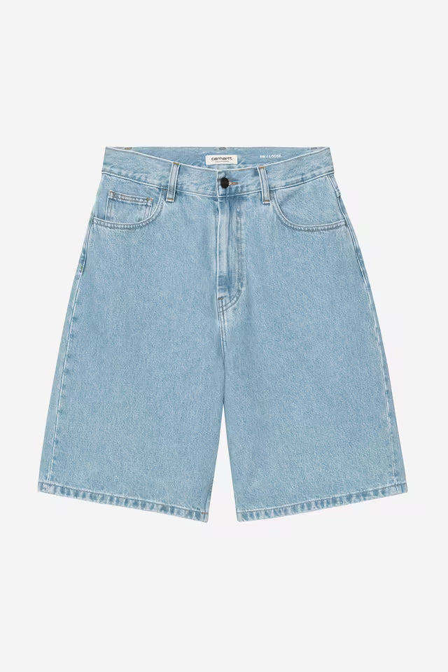CARHARTT WIP W' BRANDON SHORT BLUE STONE BLEACHED