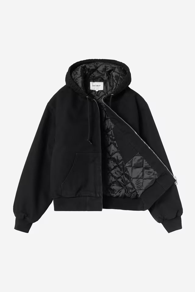 CARHARTT WIP W' ACTIVE JACKET BLACK RINSED