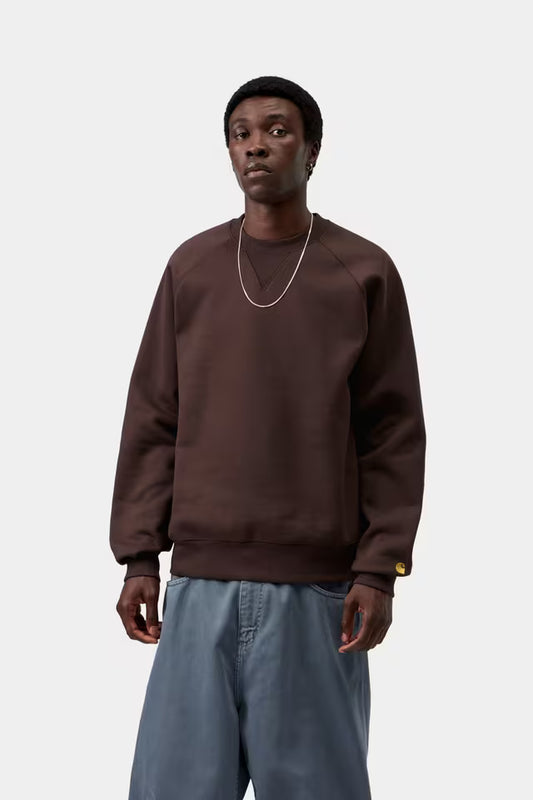 CARHARTT WIP CHASE SWEAT PALISANDER