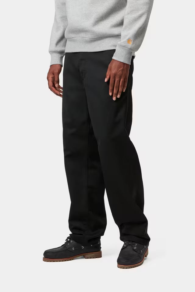 CARHARTT WIP SIMPLE PANT BLACK RINSED