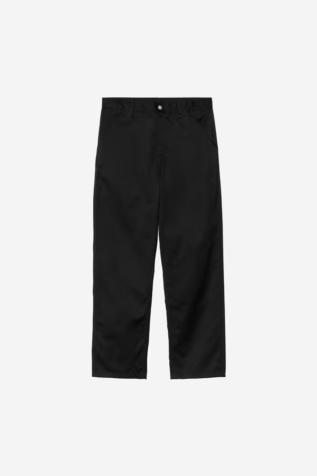 CARHARTT WIP SIMPLE PANT BLACK RINSED