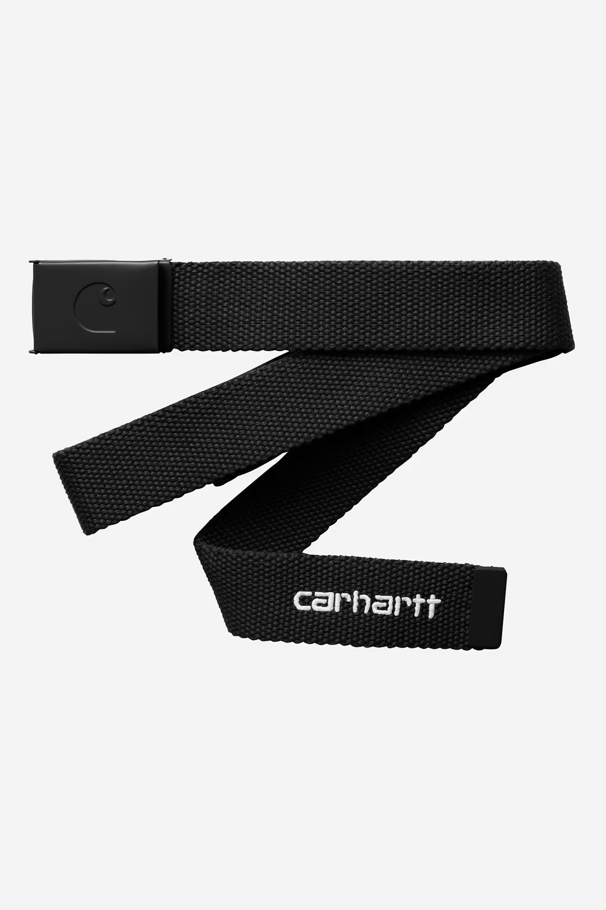 CARHARTT WIP C-LOGO BELT BLACK/WHITE