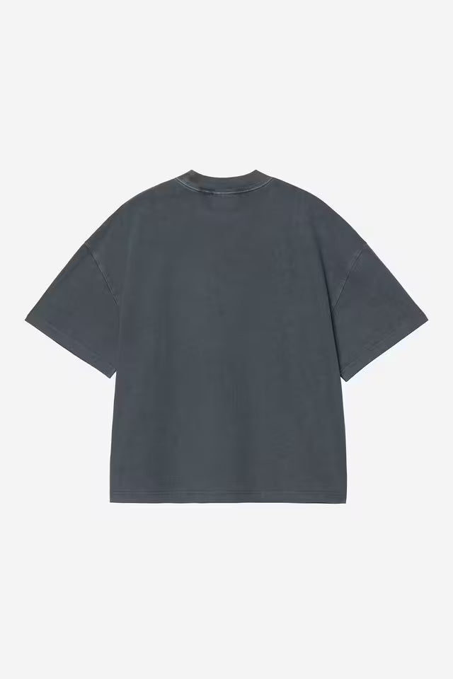 CARHARTT WIP BENTON T-SHIRT CARBON GARMENT DYED