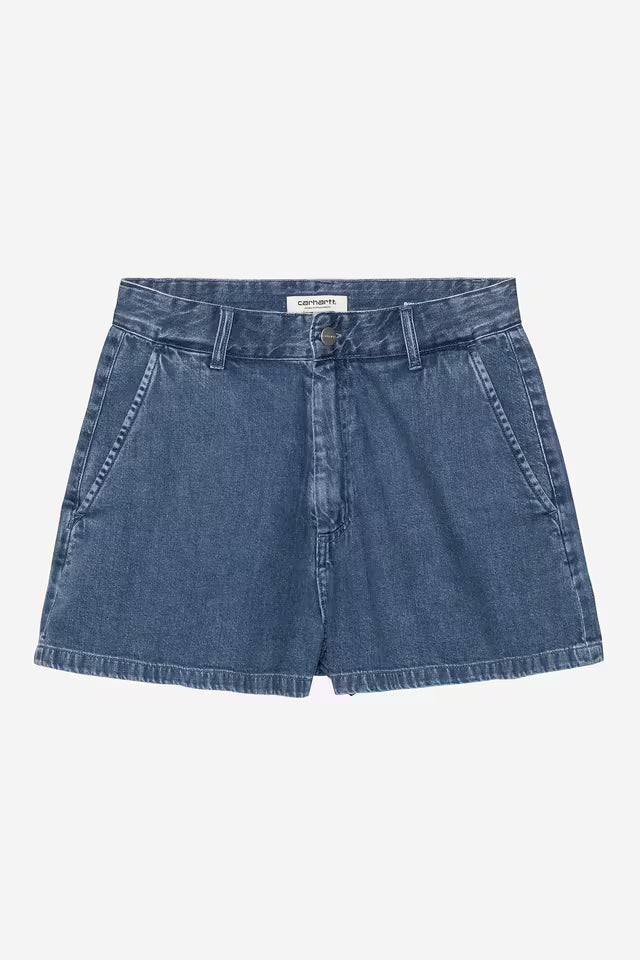 CARHARTT WIP W' LOVA SHORT BLUE STONE WASHED