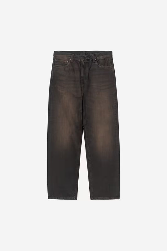 CARHARTT WIP AARON PANT TOBACCO USED WASH