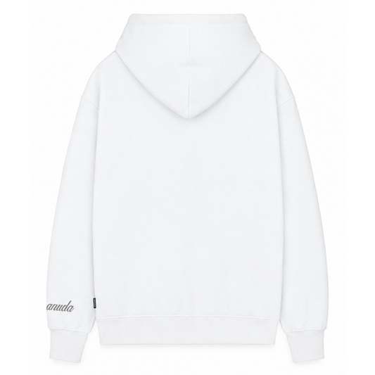 PROPAGANDA LOGO SWORD HOODIE WHITE