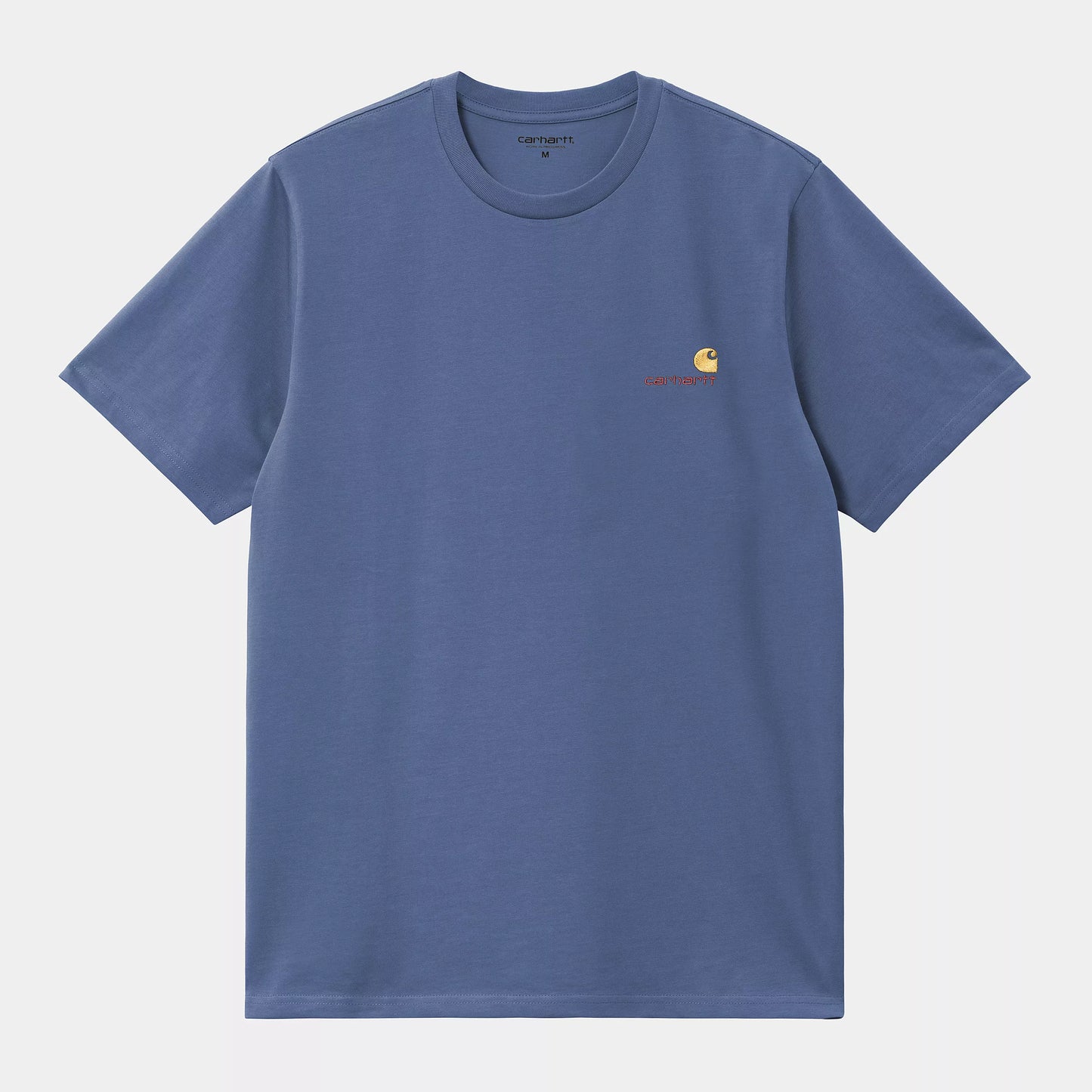 CARHARTT WIP AMERICAN SCRIPT T-SHIRT BLUE IRIS
