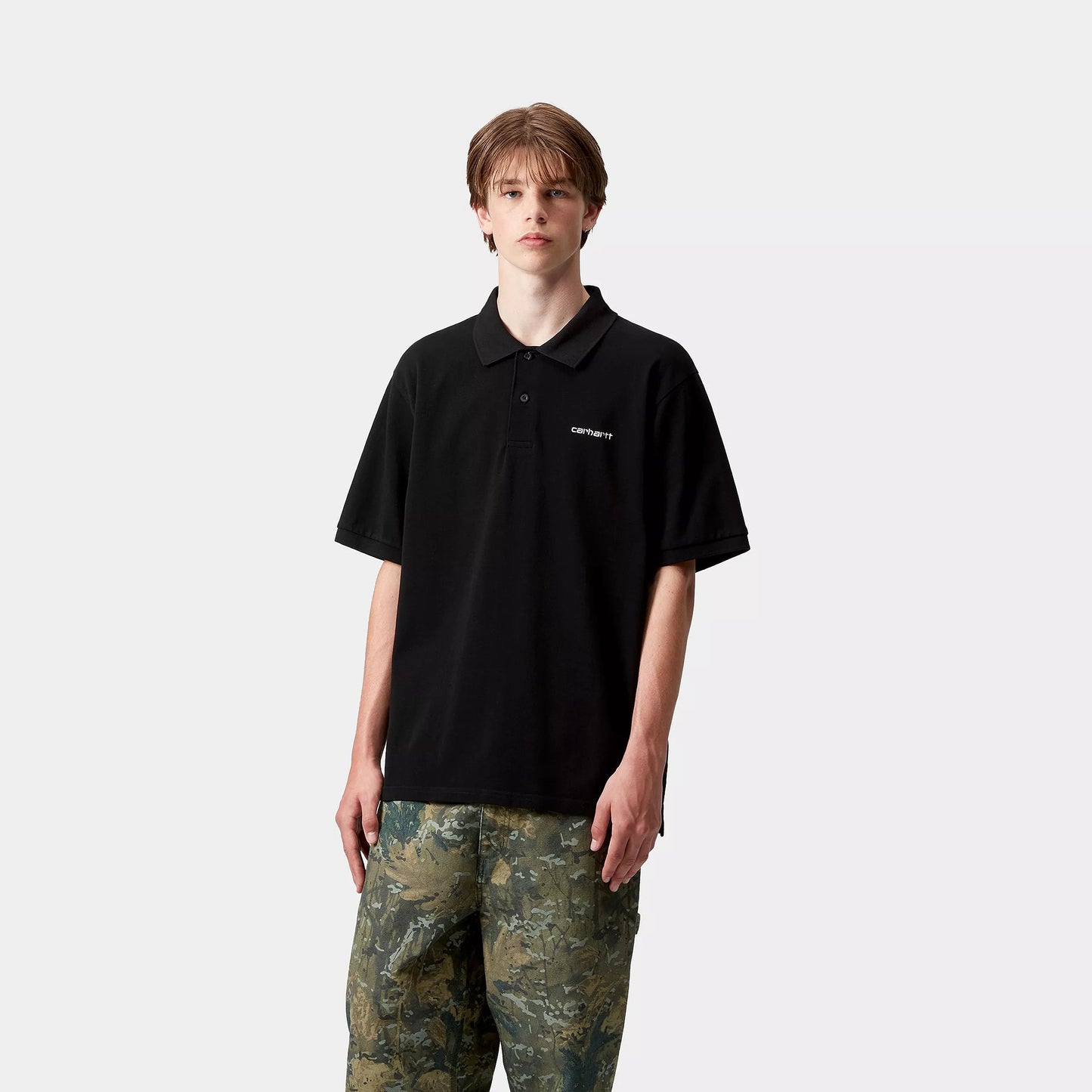 CARHARTT WIP S/S SCRIPT POLO