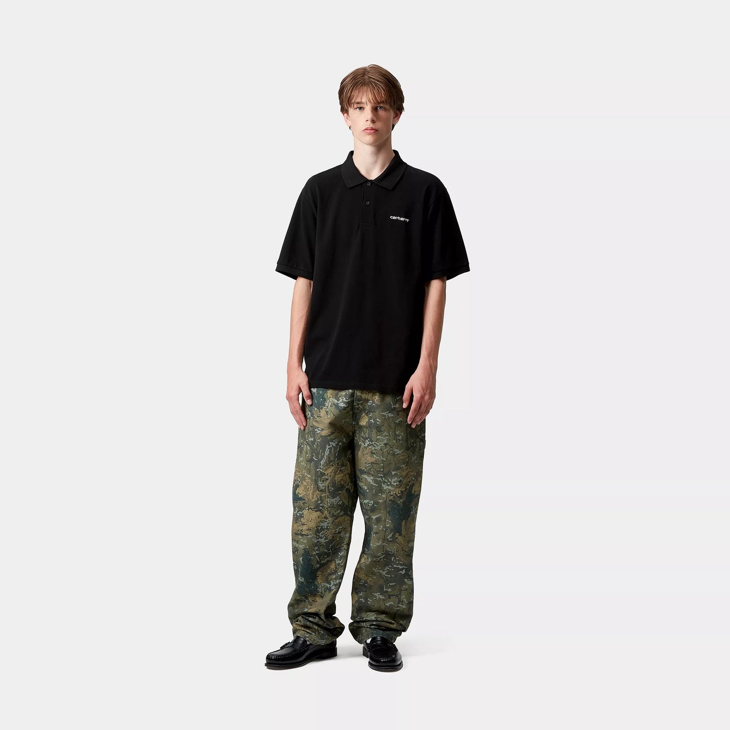CARHARTT WIP S/S SCRIPT POLO