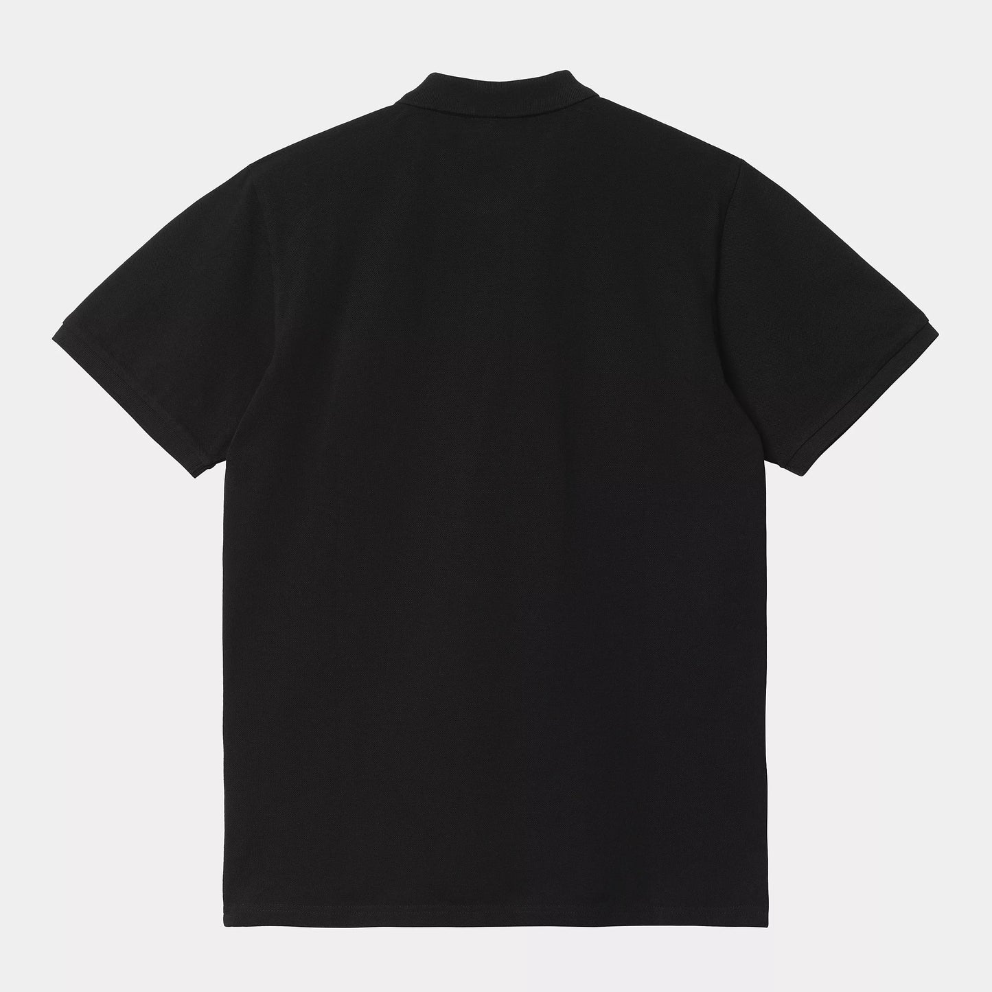 CARHARTT WIP CHASE PIQUE POLO BLACK