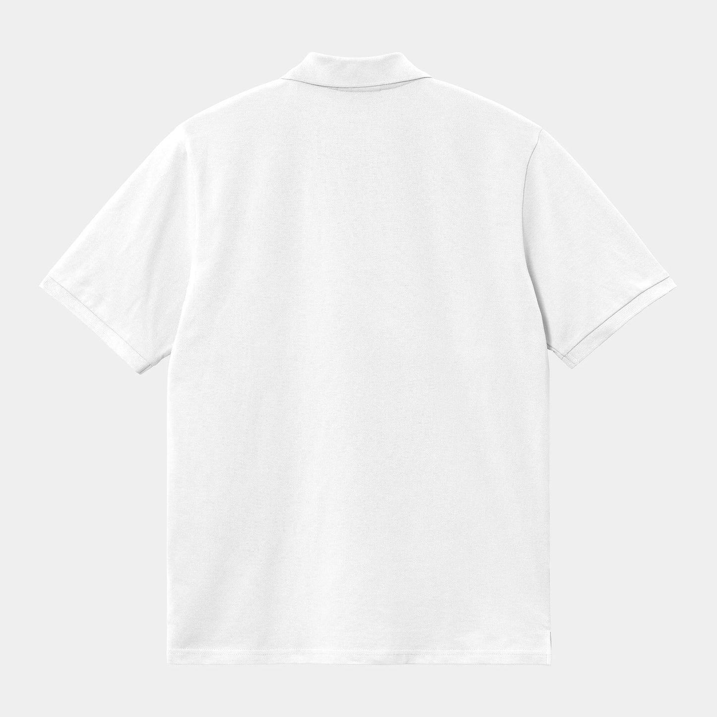 CARHARTT WIP CHASE PIQUE POLO WHITE