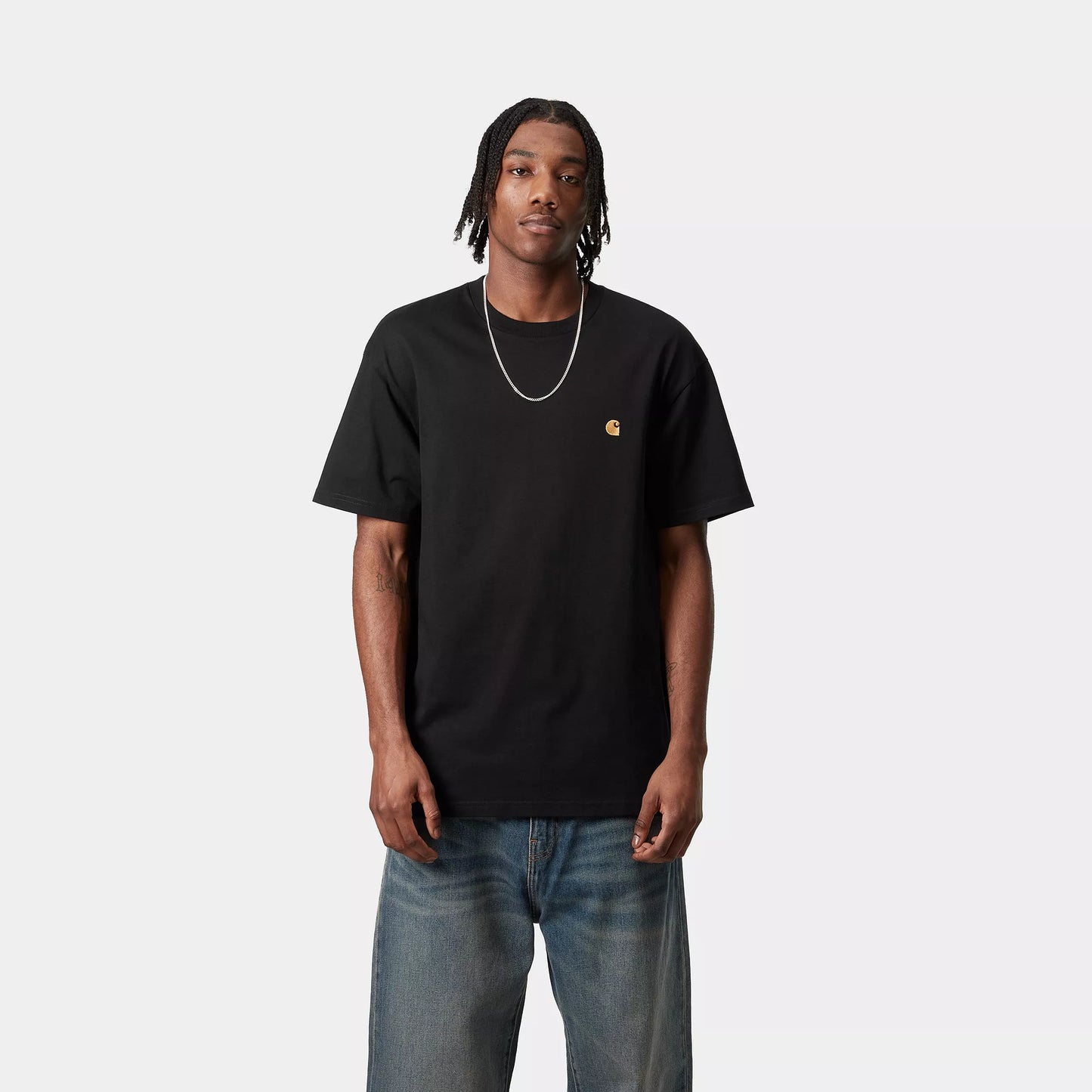 CARHARTT WIP CHASE T-SHIRT BLACK