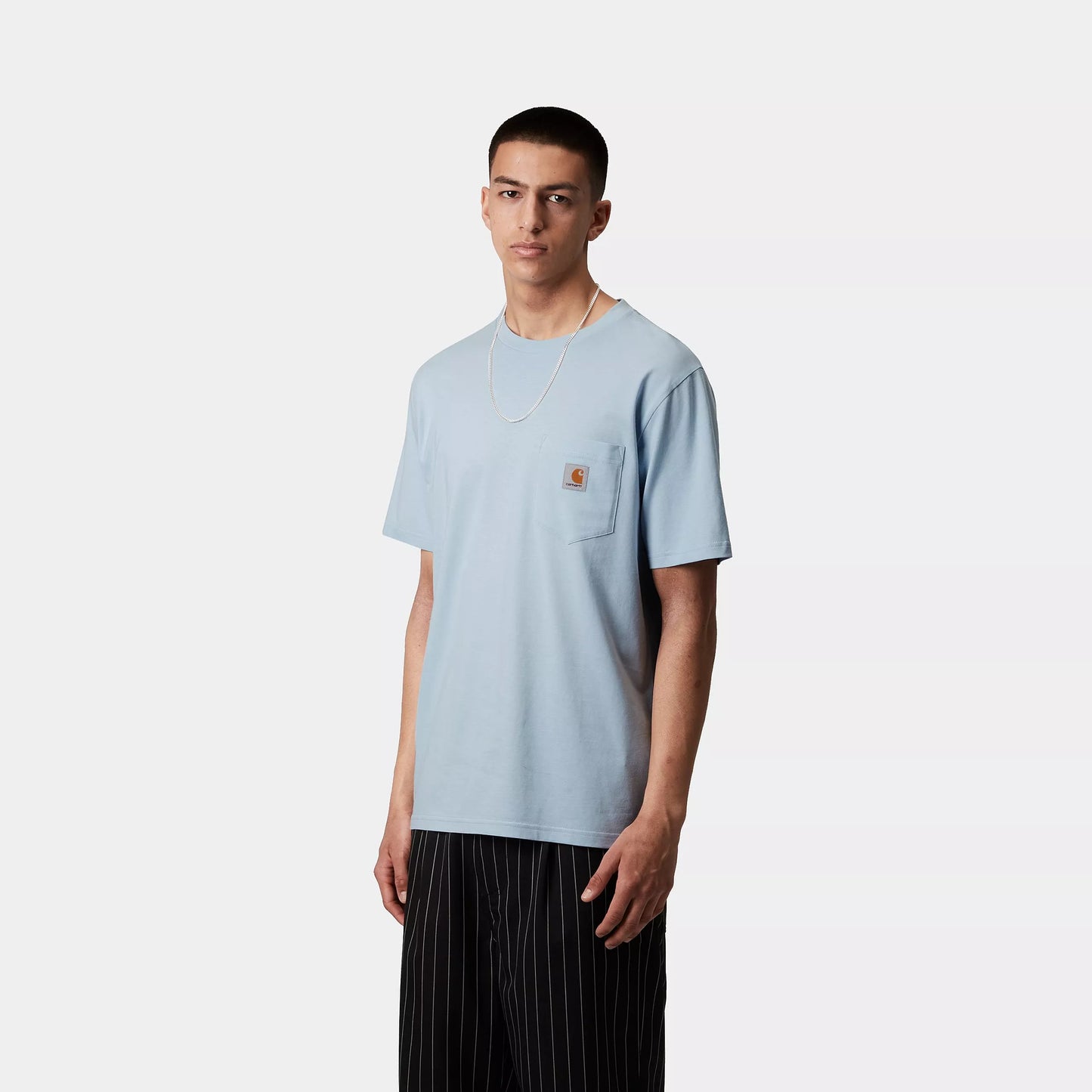 CARHARTT WIP POCKET T-SHIRT AIR SKY