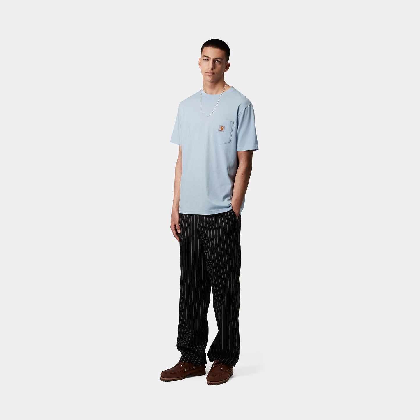 CARHARTT WIP POCKET T-SHIRT AIR SKY