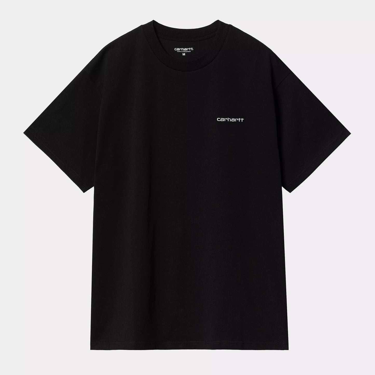CARHARTT WIP SCRIPT EMBROIDERY T-SHIRT BLACK