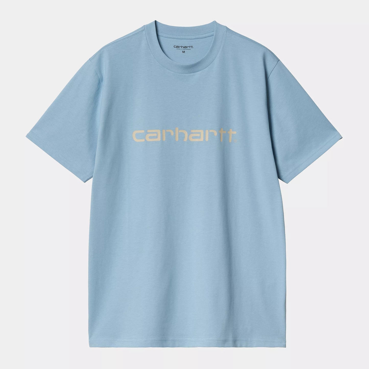 CARHARTT WIP SCRIPT T-SHIRT BLUEBIRD / FLEUR DEL SEL