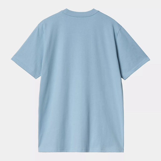 CARHARTT WIP SCRIPT T-SHIRT BLUEBIRD / FLEUR DEL SEL