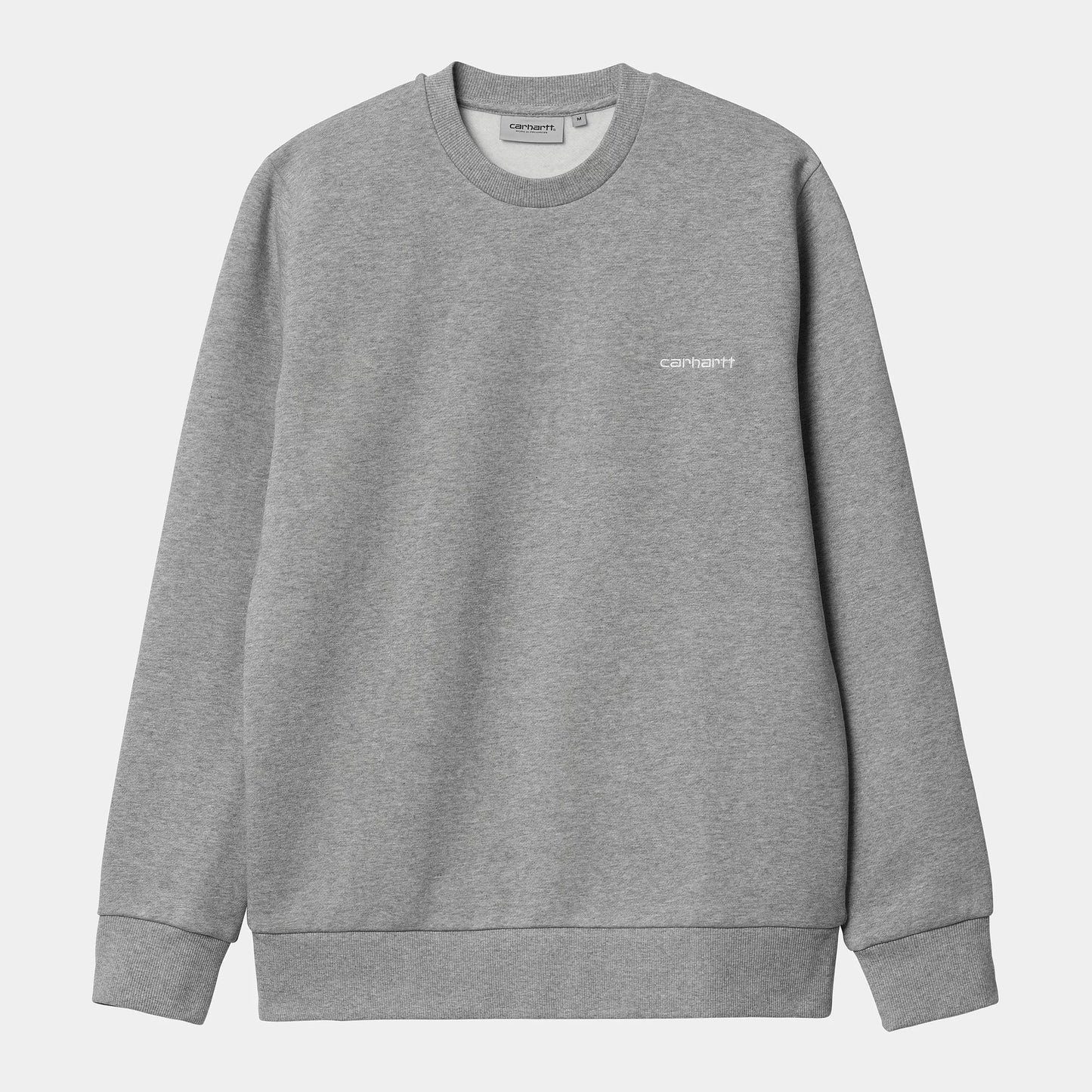 CARHARTT WIP EMBROIDERY SWEAT GREY HEATHER