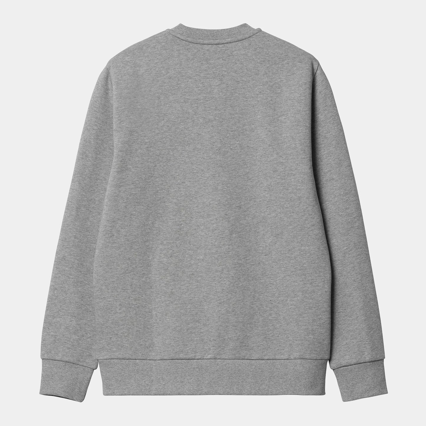 CARHARTT WIP EMBROIDERY SWEAT GREY HEATHER