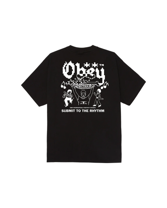 OBEY SUBMIT TO THE RHYTHM CLASSIC T-SHIRT