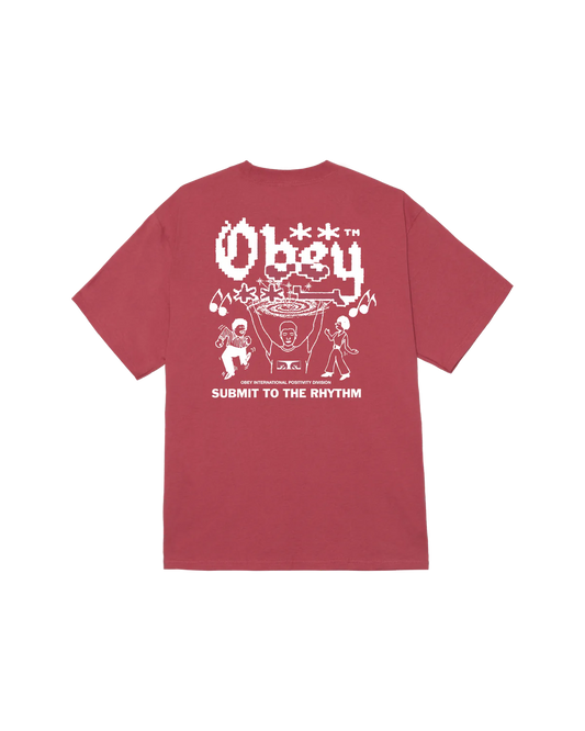OBEY SUBMIT TO THE RHYTHM CLASSIC T-SHIRT